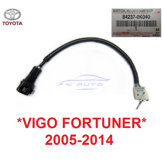 ศูนย์แท้ สวิทซ์ กลอนฝากระโปรงหน้า TOYOTA VIGO FORTUNER 2005 - 2014 ...