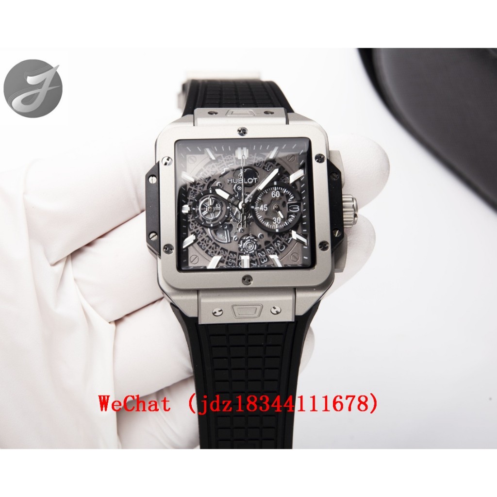 H-ub Square Bang Unico Series 42mm Square Design Dial นําเข้า Vk64 ...