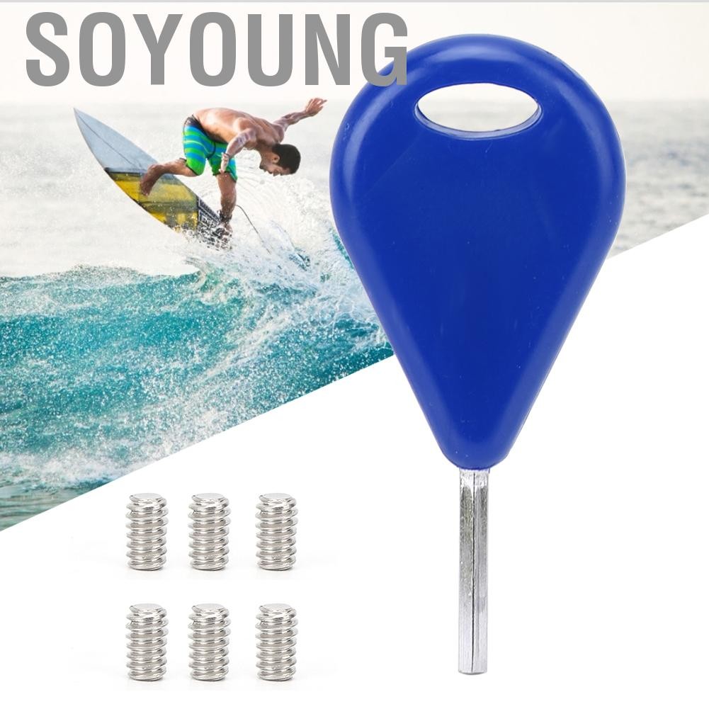 Soyoung Surfboard Surf Fin Key พร้อมชุดสกรูสำหรับ FCS ครีบอุปกรณ์ท่อง ...