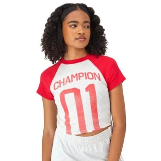 CHAMPION CHAMPION-RIB RALLY RINGER TEE Women-เสื้อยึดทีเชิ๊ต Champion สำหรับผู้หญิง#W3658 5869OB-AV0V
