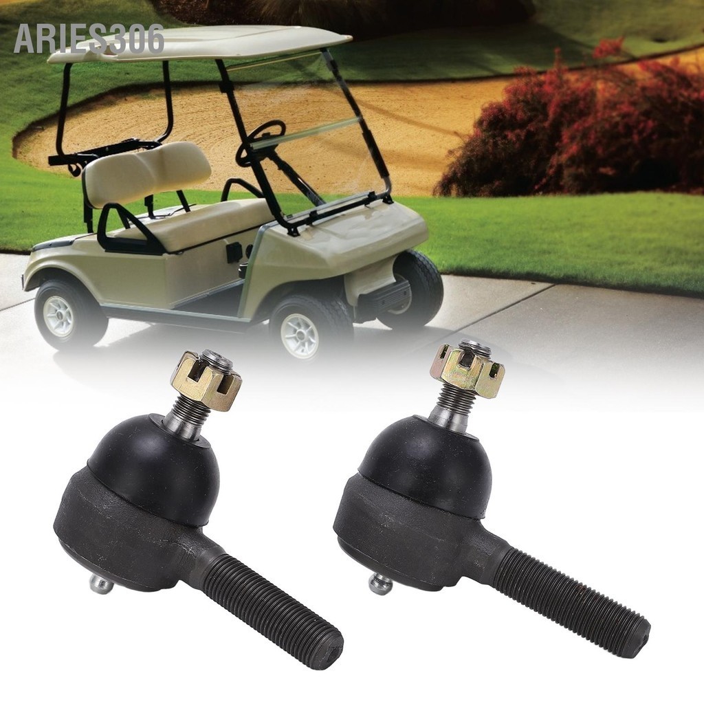 Aries306 2 ชิ้น Club Car Tie Rod Ends 7539 สำหรับ DS ไฟฟ้าหรือแก๊สรุ่น