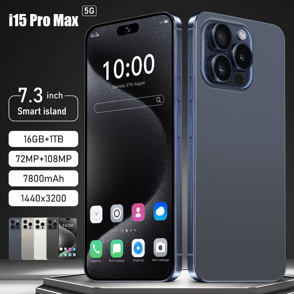 I15 Pro Max โทรศัพท์มือถือ 3+32G 6.8 incell หน้าจอ 4G โทรศัพท์ Android ...