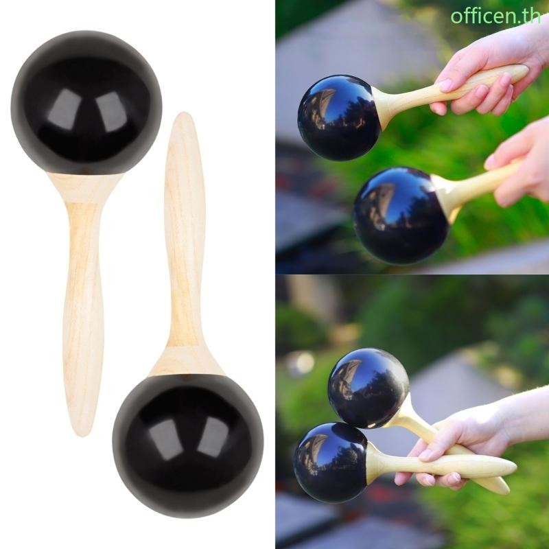 Cen ค้อนทราย Shaker Hand Rattle เครื่องกระทบเครื่องดนตรี Maracas ของ ...