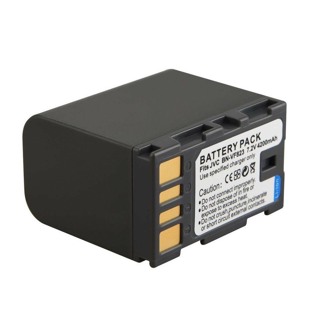 Vhbw Batterie Remplacement Pour JVC BN-VF808, BN-VF808U, BN-VF815 Pour Caméra Vidéo Caméscope (1400mAh, 7,2V, Li-ION) Avec Puce D'information