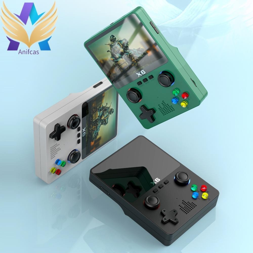 X6 เครื่องเล่นเกม 2000mAh ATJ22735 32bit RISC สําหรับเด็ก และผู้ใหญ่ ...