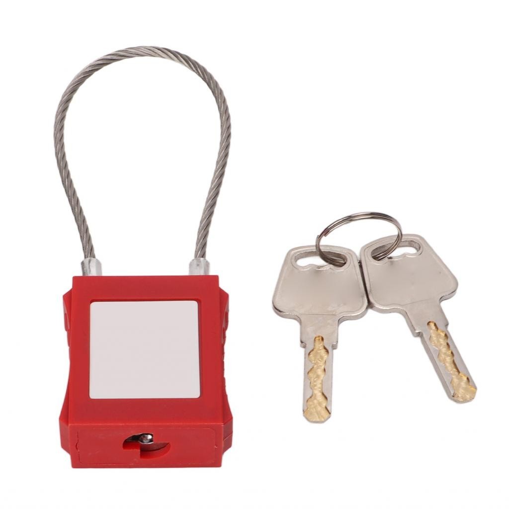 Lockout Tagout Cable Locks Safety Padlock Safety Cable Lockout Kit NEW ...