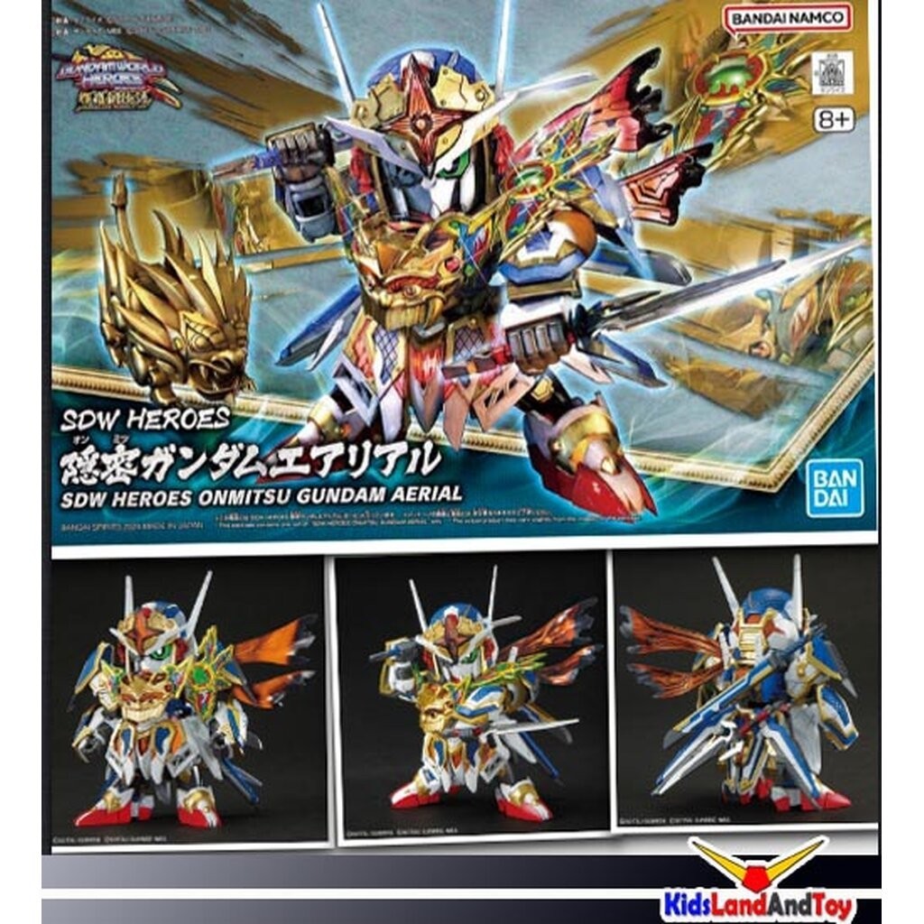 Bandai Hobby Maquette Gundam Aerial Onmitsu SDW Heroes 035 - 8cm - 4573102657237