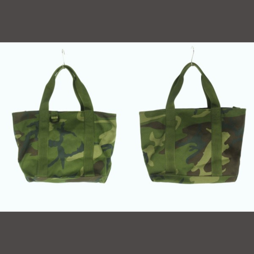 Llbean Hunters Tote Bag Open Top Camouflage Medium Green Bag Direct ...