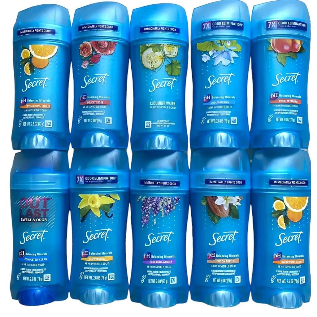Secret Invisible Solid Antiperspirant and Deodorant 73g. | Shopee Thailand