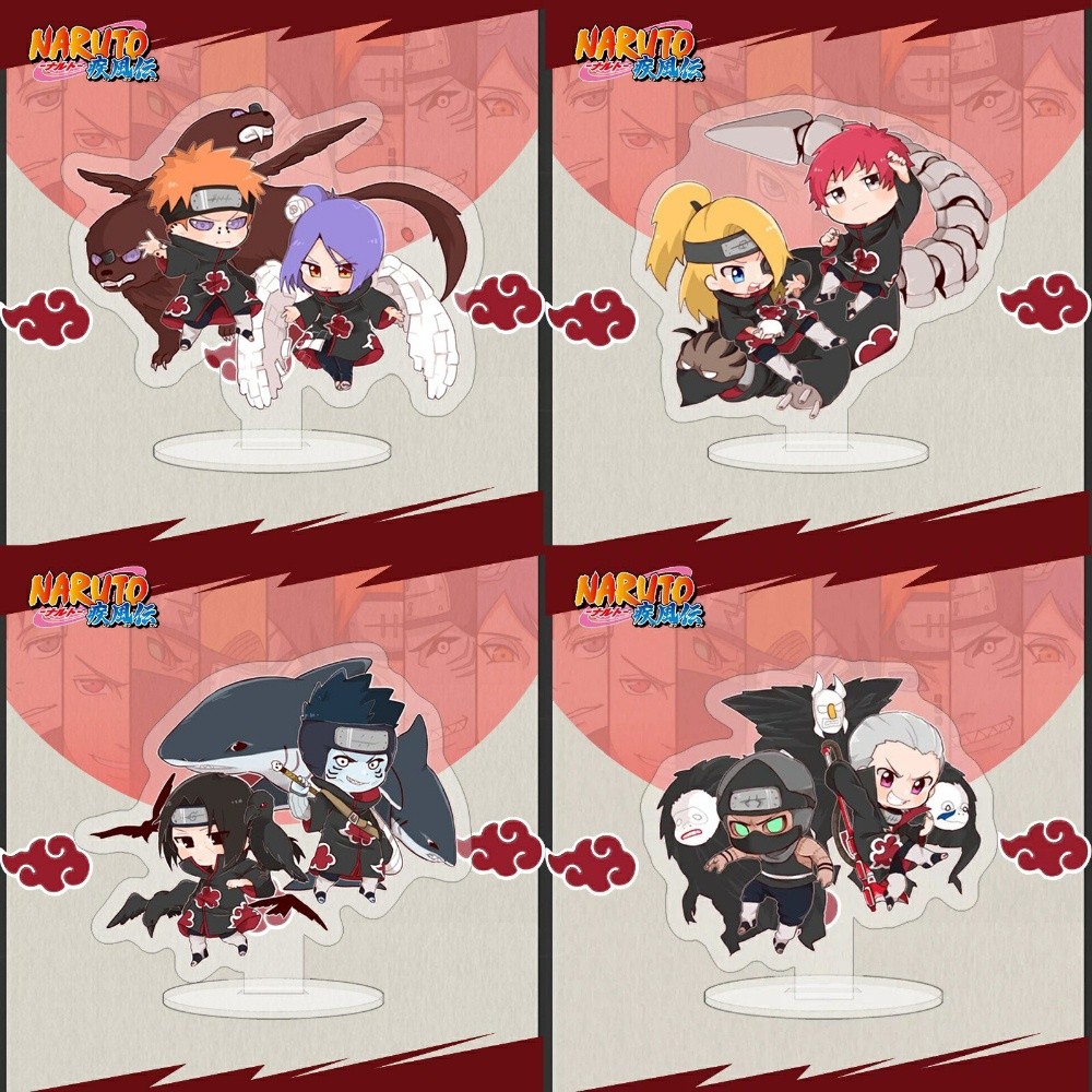AKATSUKI mini Standee - NARUTO การตกแต่งจอแสดงผลอนิเมะจิบิน่ารัก ...