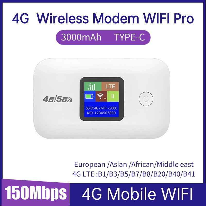 Pocket WiFi ใส่ซิม Wireless 3000mAh 4G Router SIM AIS True NT เราเตอร์ ...