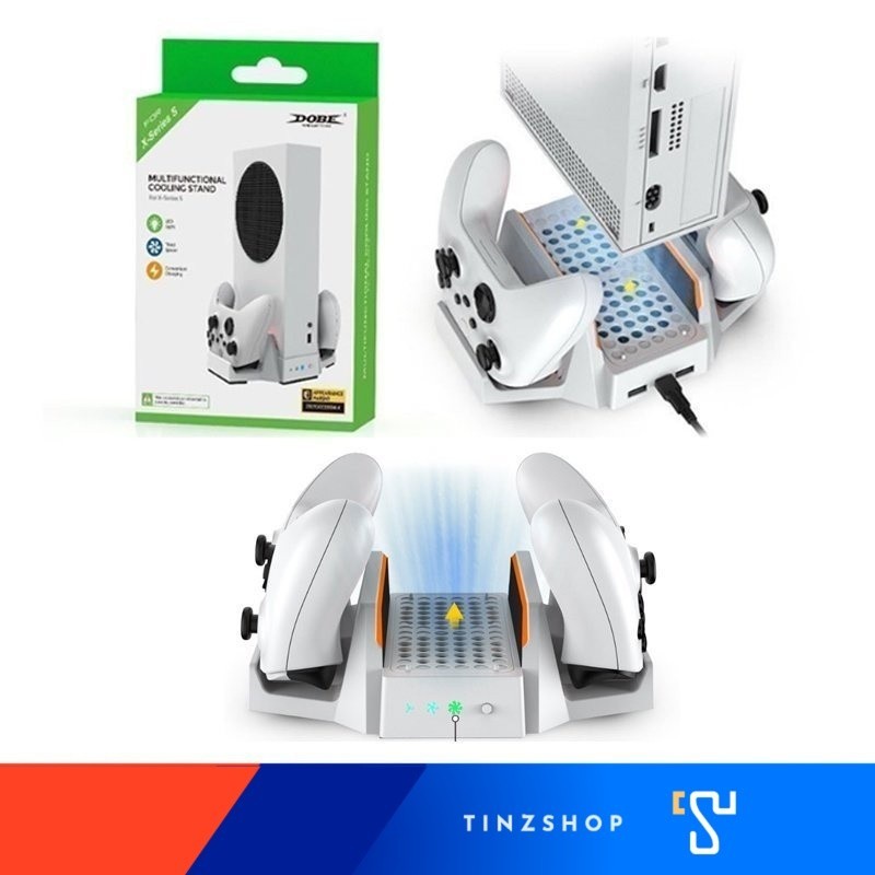 DOBE TYX0663 Multifunctional Cooling Stand แท่นตั้งเครื่อง พัดลมระบายความร้อน For Xbox Series S