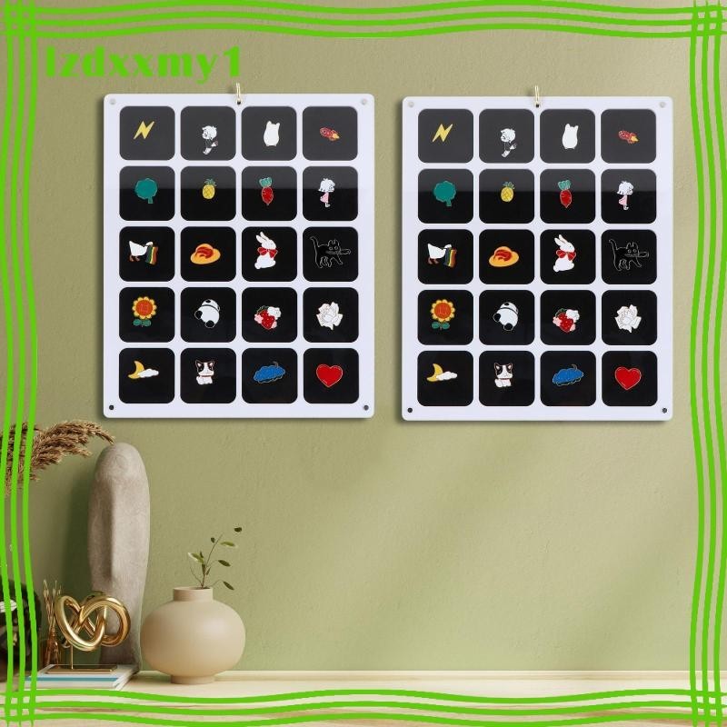 [ 2x Pin Display Organizer, เข็มกลัด Pin ออแกไนเซอร์, ใส Pins แสดงกรณี ...