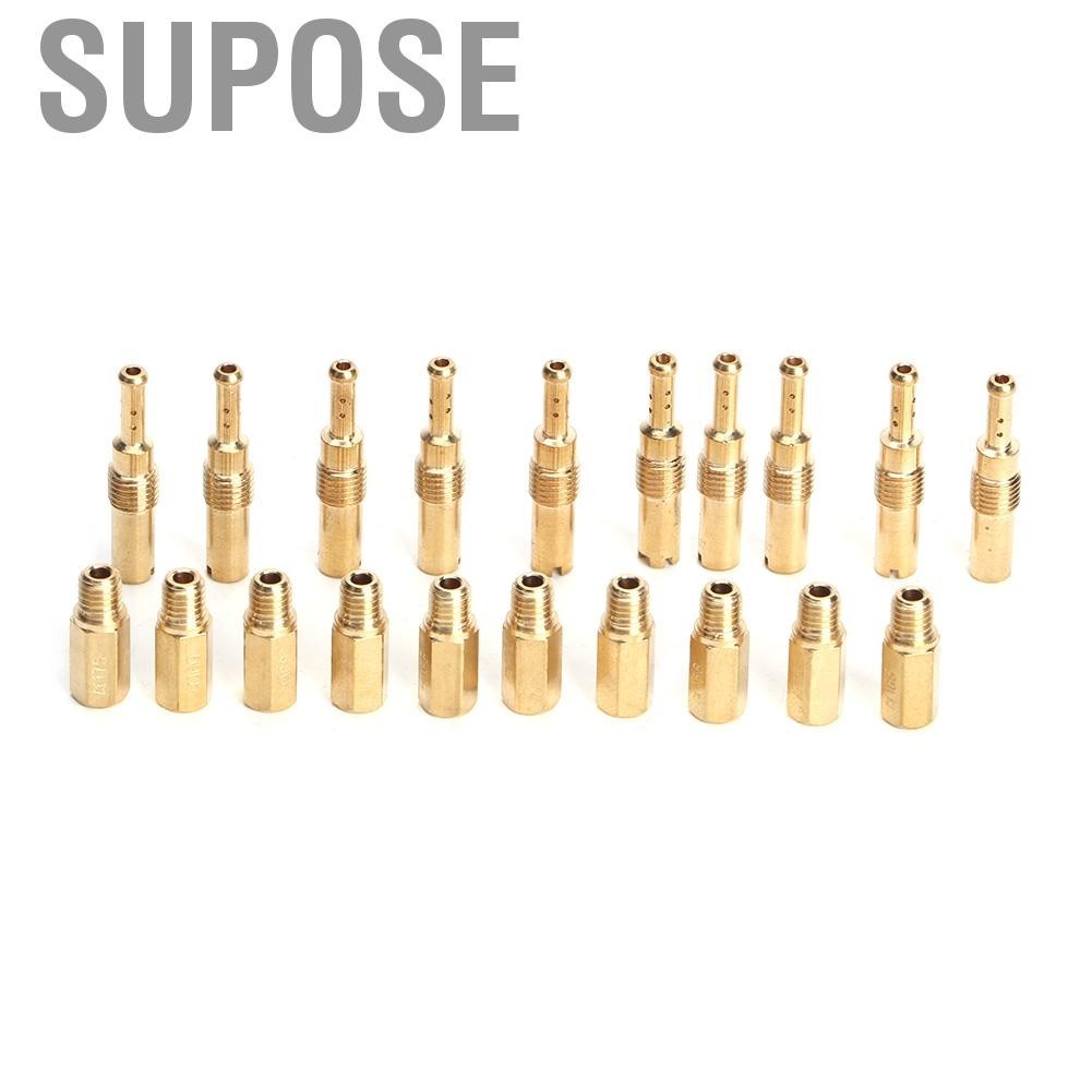Supose 20Pcs Main Jet Kit Pilot Slow Set Fit for Keihin OKO PE PWK Carb ...