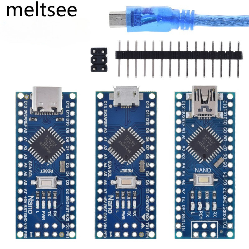 ตัวควบคุม Nano 3.0 พร้อมบูทโหลด สําหรับไดรเวอร์ USB arduino CH340 16Mhz Nano v3.0 ATMEGA328P