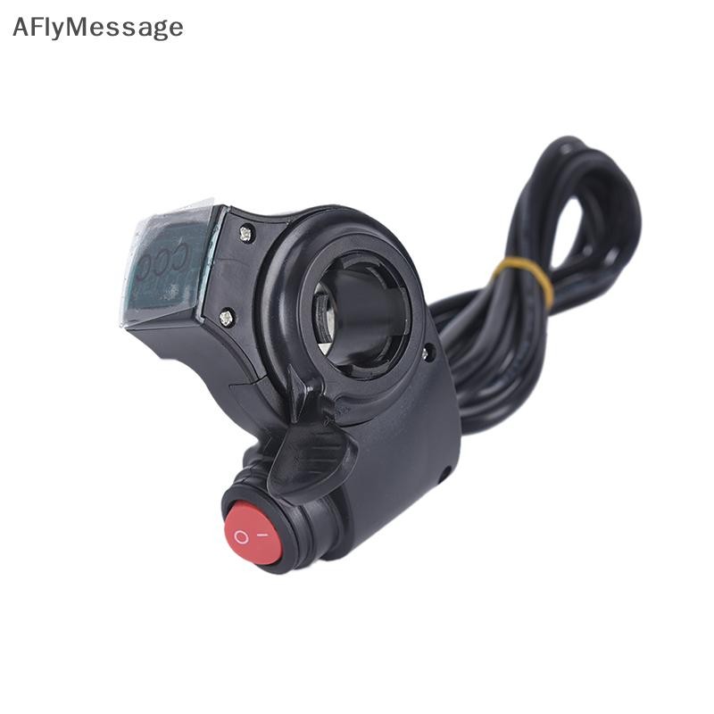 Afl Finger Thumb Throttle สกู๊ตเตอร์ไฟฟ้าพร้อมสวิตช์ไฟ LED Display ...