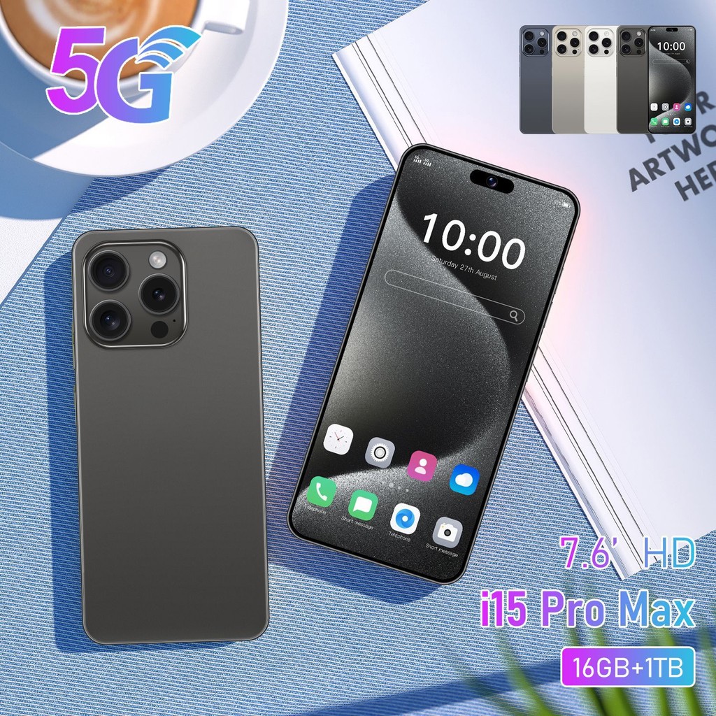 I15 Pro Max โทรศัพท์มือถือ 3+32G 6.8 incell หน้าจอ 4G โทรศัพท์ Android ...