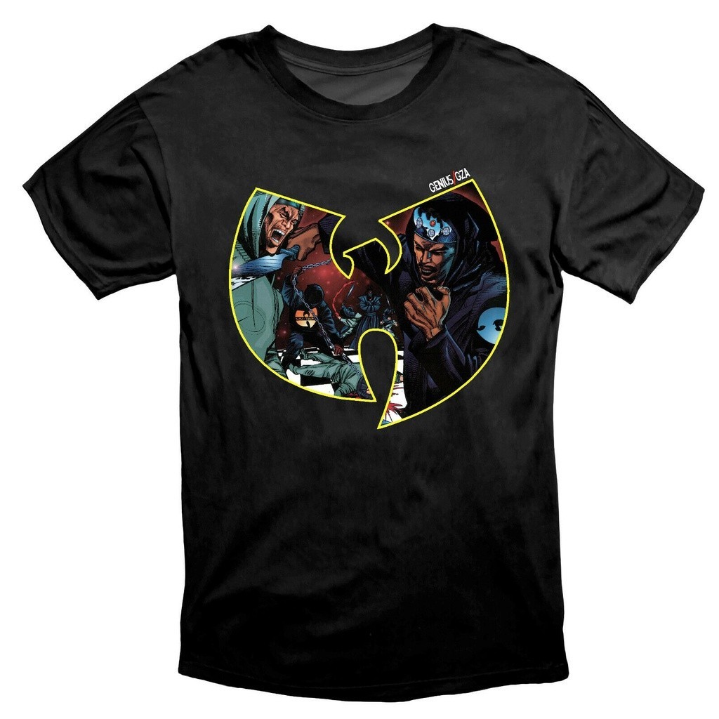 S-5XL เสื้อยืด พิมพ์ลายดาบ GZA Genius Liquid Wu-Tang Clan Inspired สี ...