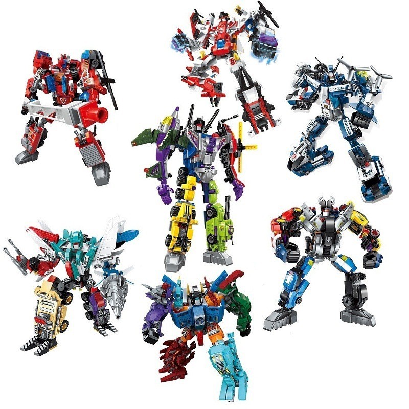 Enlightenment Building Blocks Superset Transformation Combination Robot ...