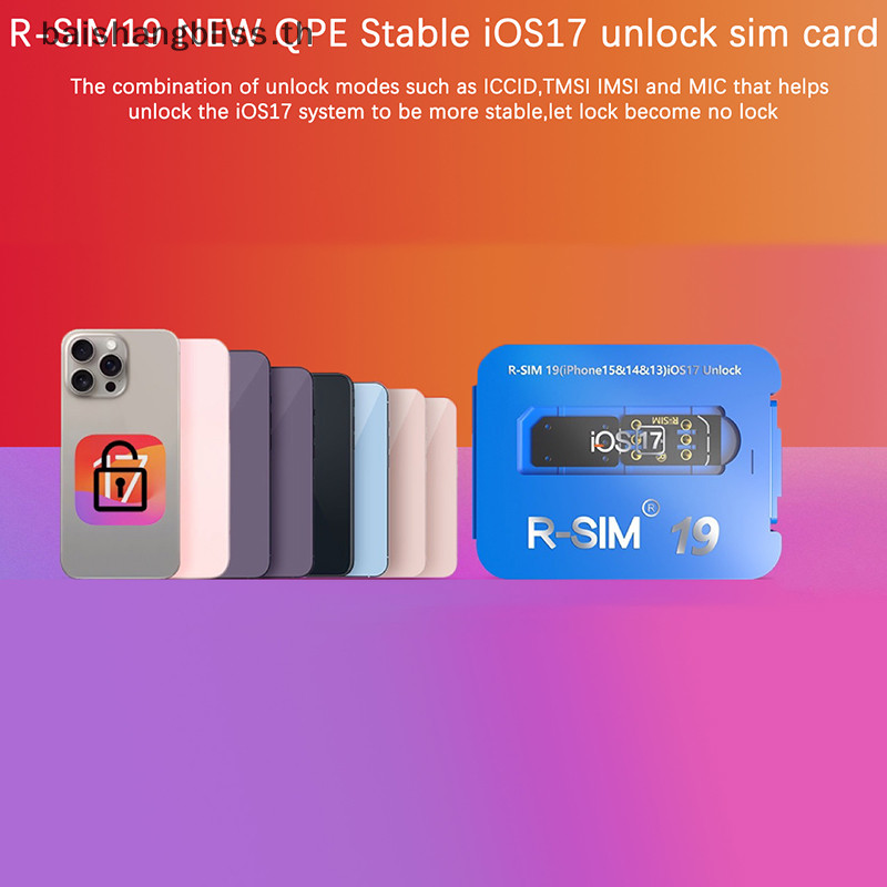 Pre R Sim 19 พร้อม QPE สําหรับ Version17 กระป๋อง IP7 ถึง IP15 COD ...