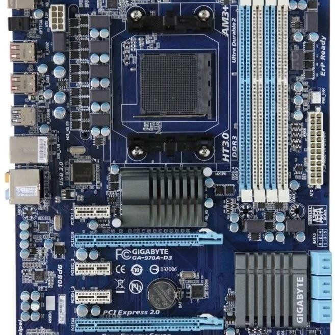 เมนบอร์ด Gigabyte GA-970A FX Series AM3+ 938 พิน | Shopee Thailand