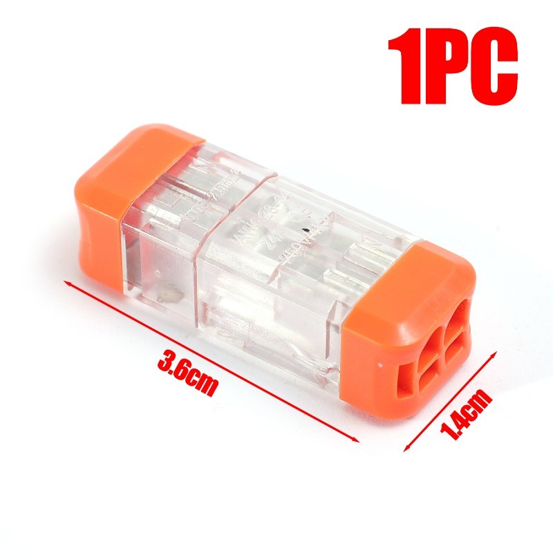 3 ชิ้น 2/3 หลุม Quick สายไฟ Terminal - กล่องแยกสายไฟ - Multi-cuit Wire ...