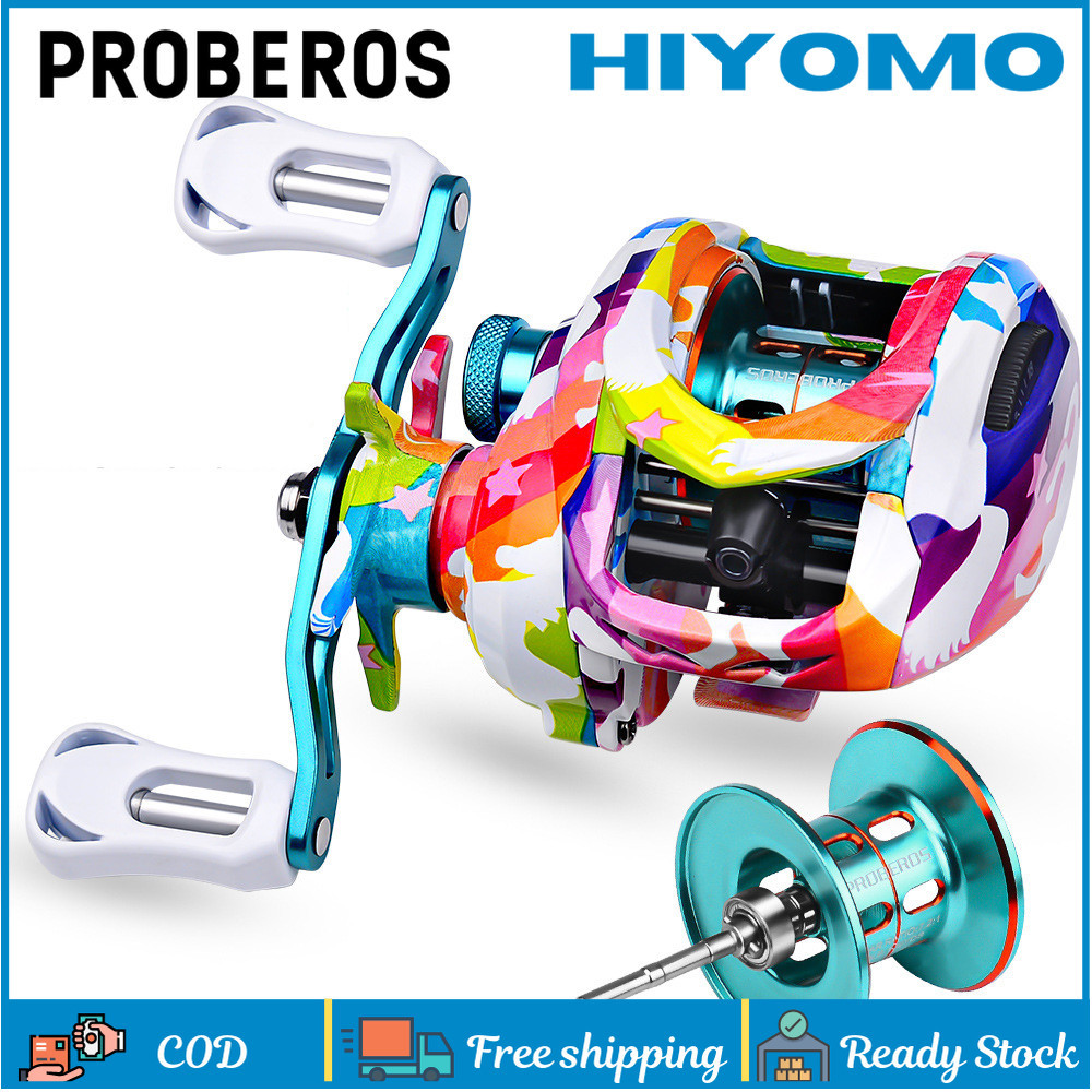 Proberos Jigging Fishing Reel น้ําเค็ม 7.2:1 อัตราทดเกียร์ความเร็วสูง ...