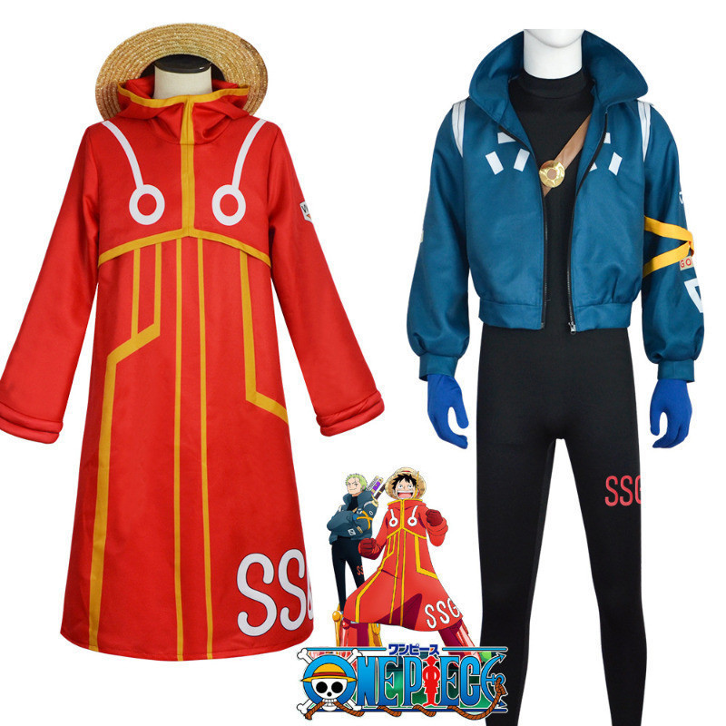 เสื้อแจ็กเก็ตคอสเพลย์ Monkey D Luffy Robe 163 Luffy สําหรับผู้ใหญ่ ...