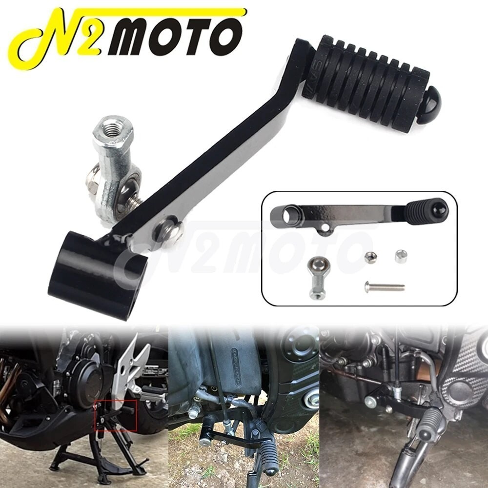 N2 Steel Black Left Shifter Toe Peg Pedal Rebel Lever Gear Shift Lever