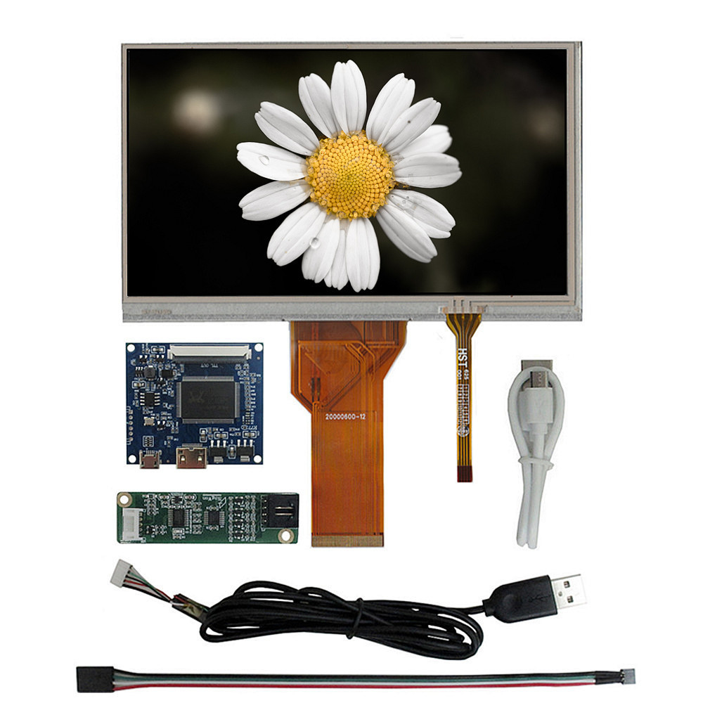 QSJZHY 7 นิ้ว AT070TN94 จอแสดงผล LCD Digitizer Touchscreen Driver ...