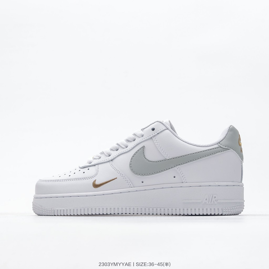 Air Force 107 Classic Low cut รองเท้ากีฬาลําลองอเนกประสงค์, สีเทาเข้ม ...