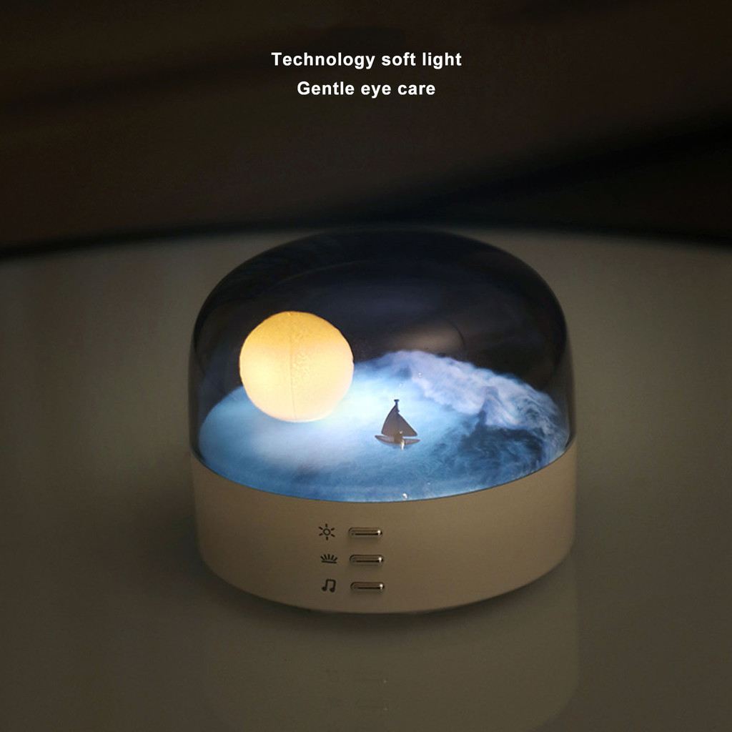 Daily Use Night Light ลำโพงบลูทูธนวัตกรรม Stepless Dimming Eye ...