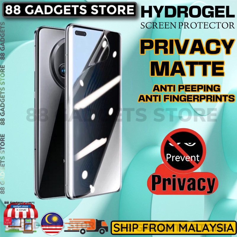 Honor Magic 6 / Magic 6 Pro Hydrogel Privacy Matte Screen Protector ...