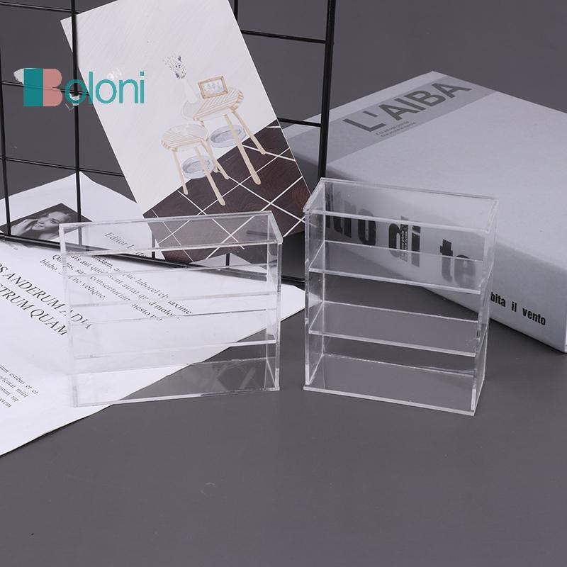 [Boloni] 1/12 Dollhouse Miniature เคสแสดงผลอะคริลิคตู้ตู้โชว์ชั้นวางจอ ...