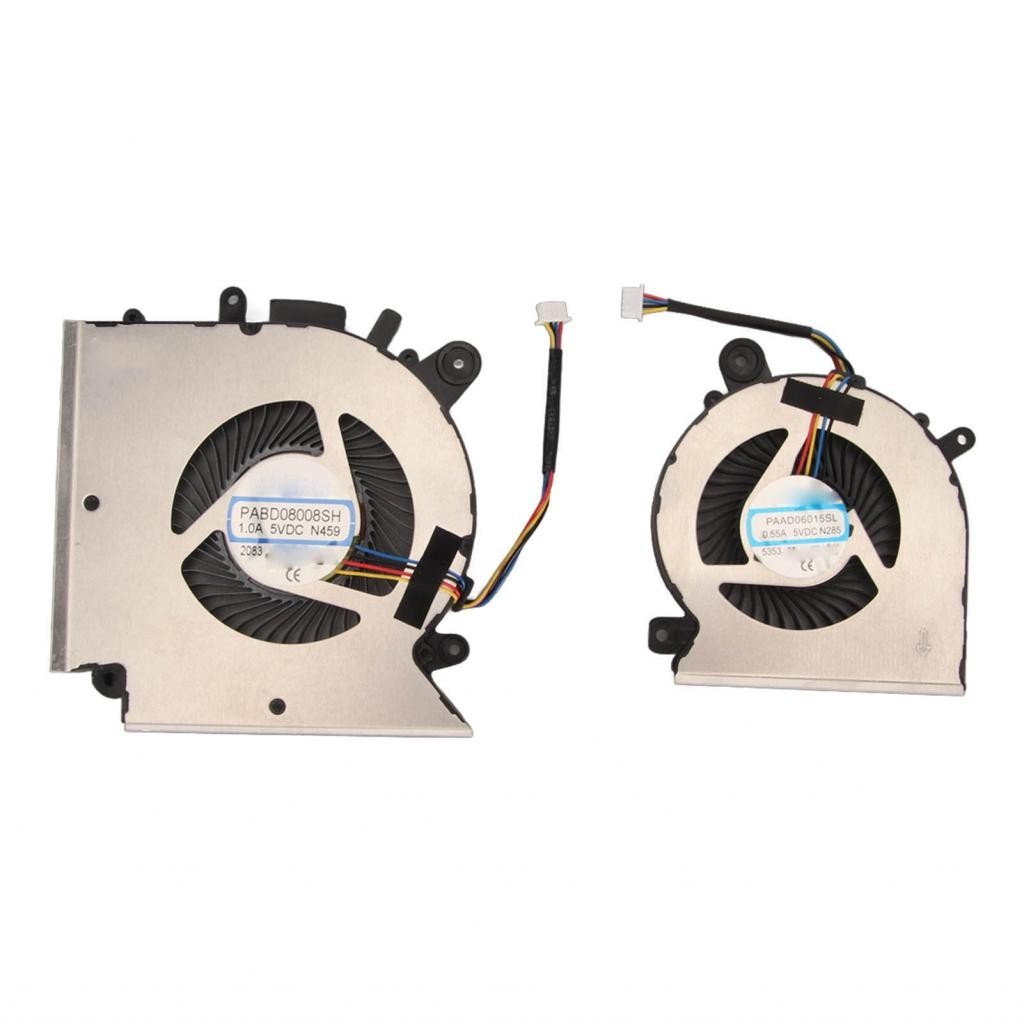 Ventilateur Refroidissement Remplacement MSI GE76 GF66 GL66 MS-1581 - CPU GPU 4 Broches Aluminium