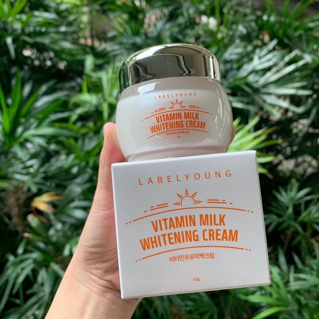 Labelyoung Vitamin Milk Whitening Cream 55 g. Shopee Thailand