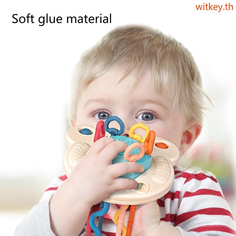 Wit Finger Puller Fine Motor Skill Rattle ของเล่น Sensory Enlightenment ...