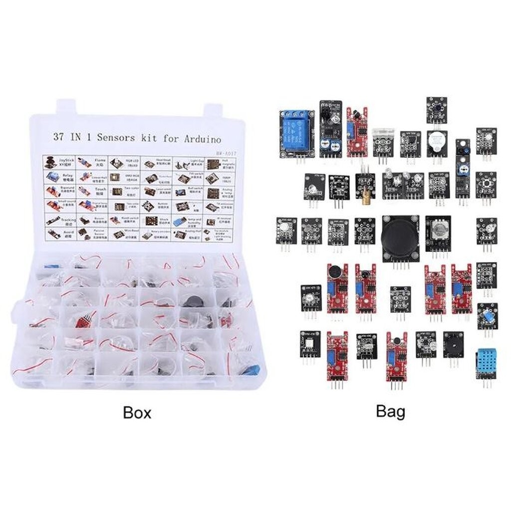 37 in 1 Sensor Module Kit ชุดรวมเซนเซอร์ 37 แบบ พร้อมกล่อง พร้อมส่งใน ...