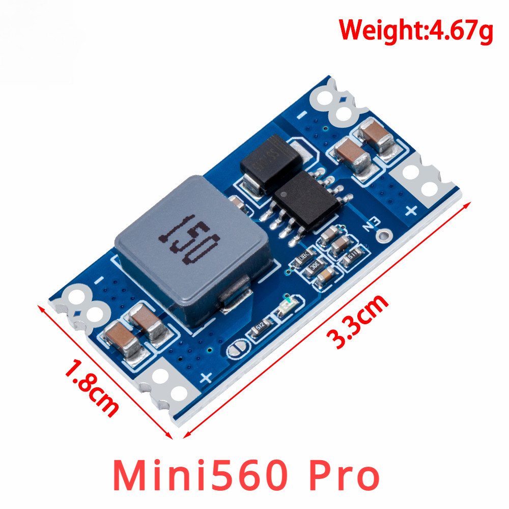 โมดูลพาวเวอร์ซัพพลายแปลงแรงดันไฟฟ้า Mini560 Pro 5A เอาท์พุทประสิทธิภาพ ...