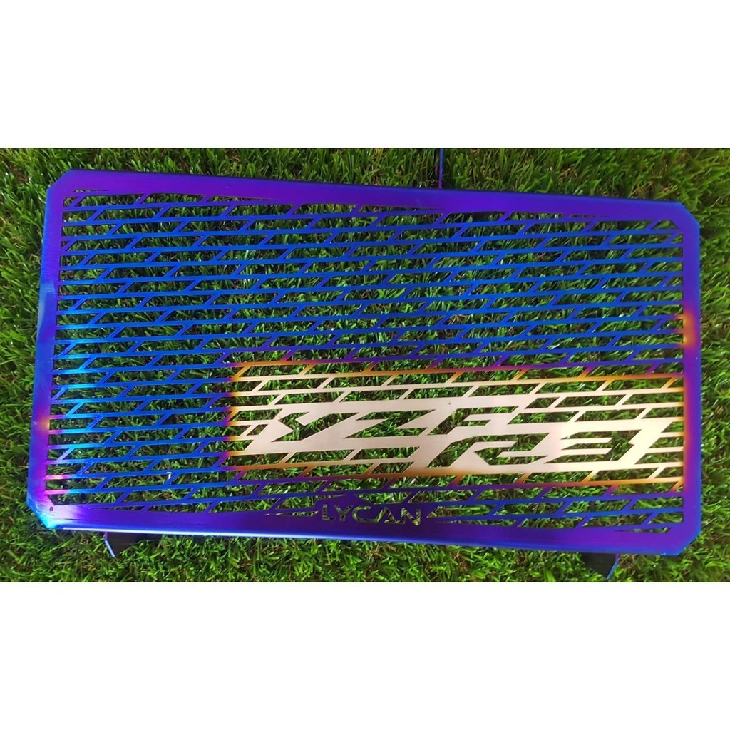 การ์ดหม้อน้ำ Yamaha R3 Radiator guard สีไทเทเนียม | Shopee Thailand