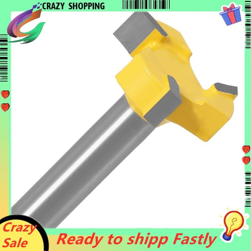 8 มม.Shank 3 ฟัน T-Slot Router Bit Milling Straight Edge Slotting ...
