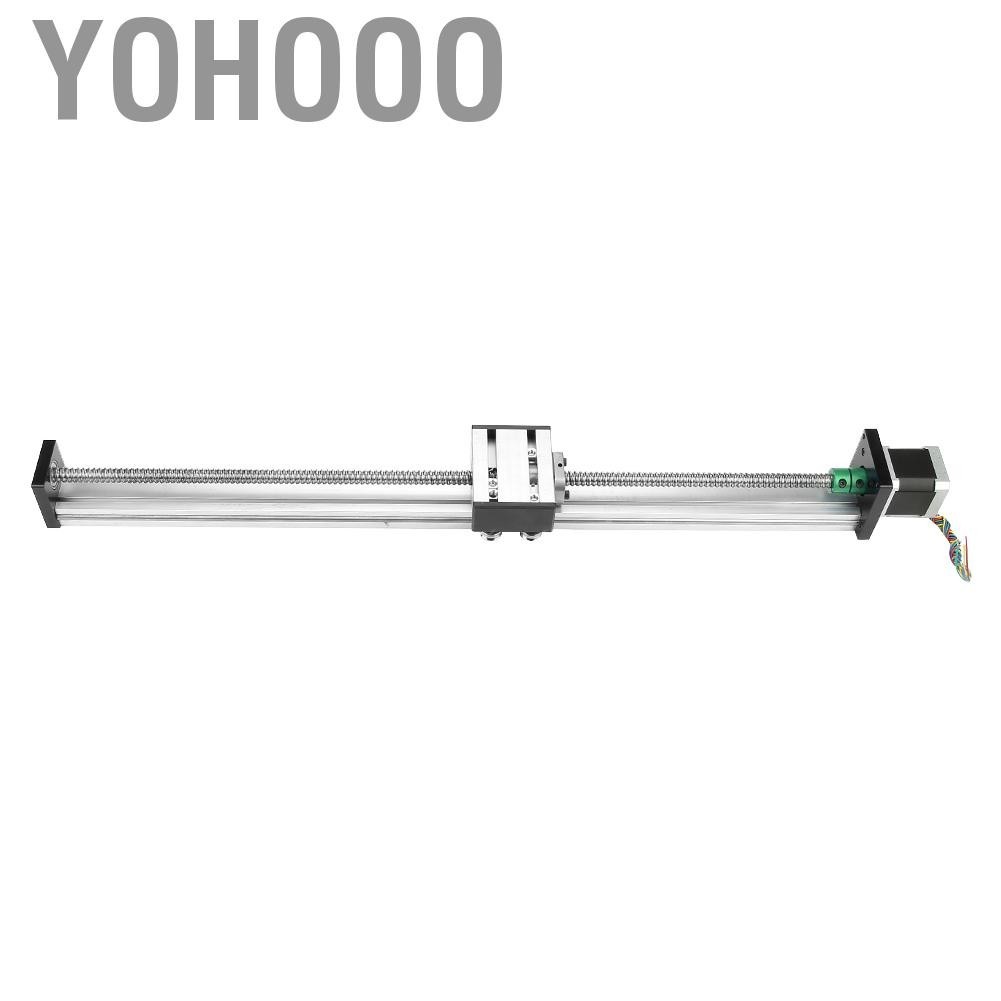 Yohooo CNC Linear Motion Stage Slide 1204 Ball Screw Rail Set Long ...