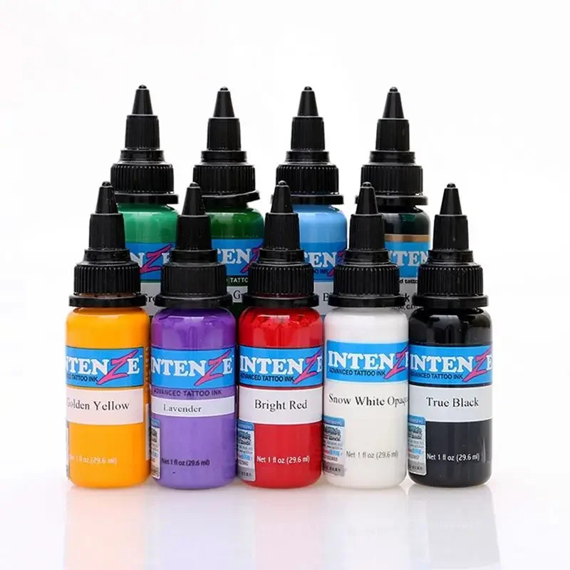 【Preferred】INTENZE Tattoo ink 1oz 30ml 14 Color Tattoo Supply Tattoo ...