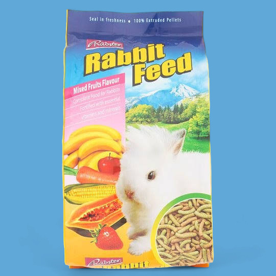แรบสเตอร์ อาหารกระต่ายผสมสำเร็จรูป รสผลไม้รวม 750 ก. ( Rabster rabbit ...