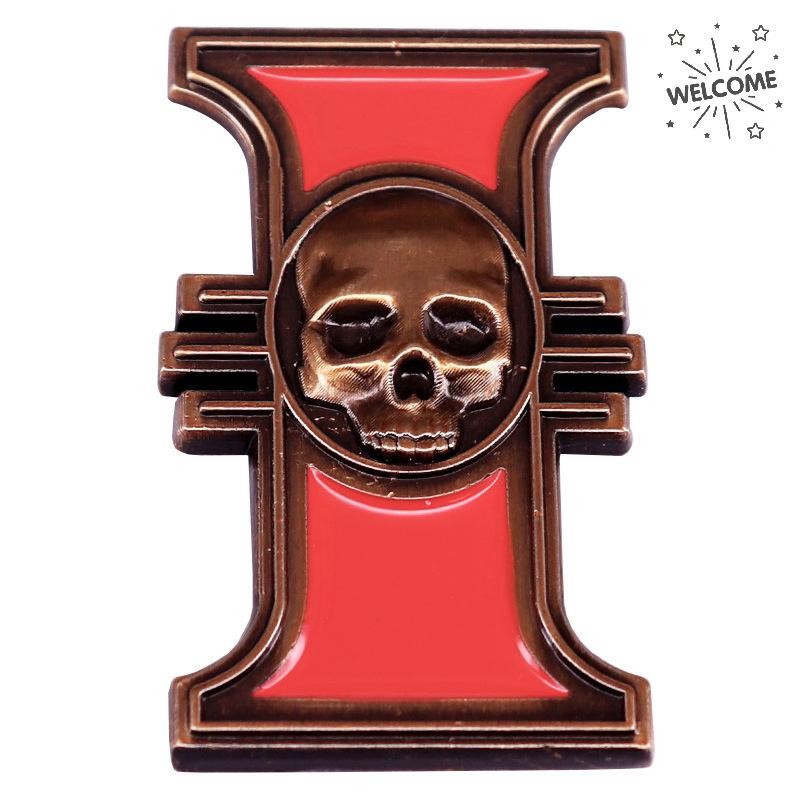 At Inquisitorial Rosette Inquisitor Inquisition Skull Symbol Badge ...