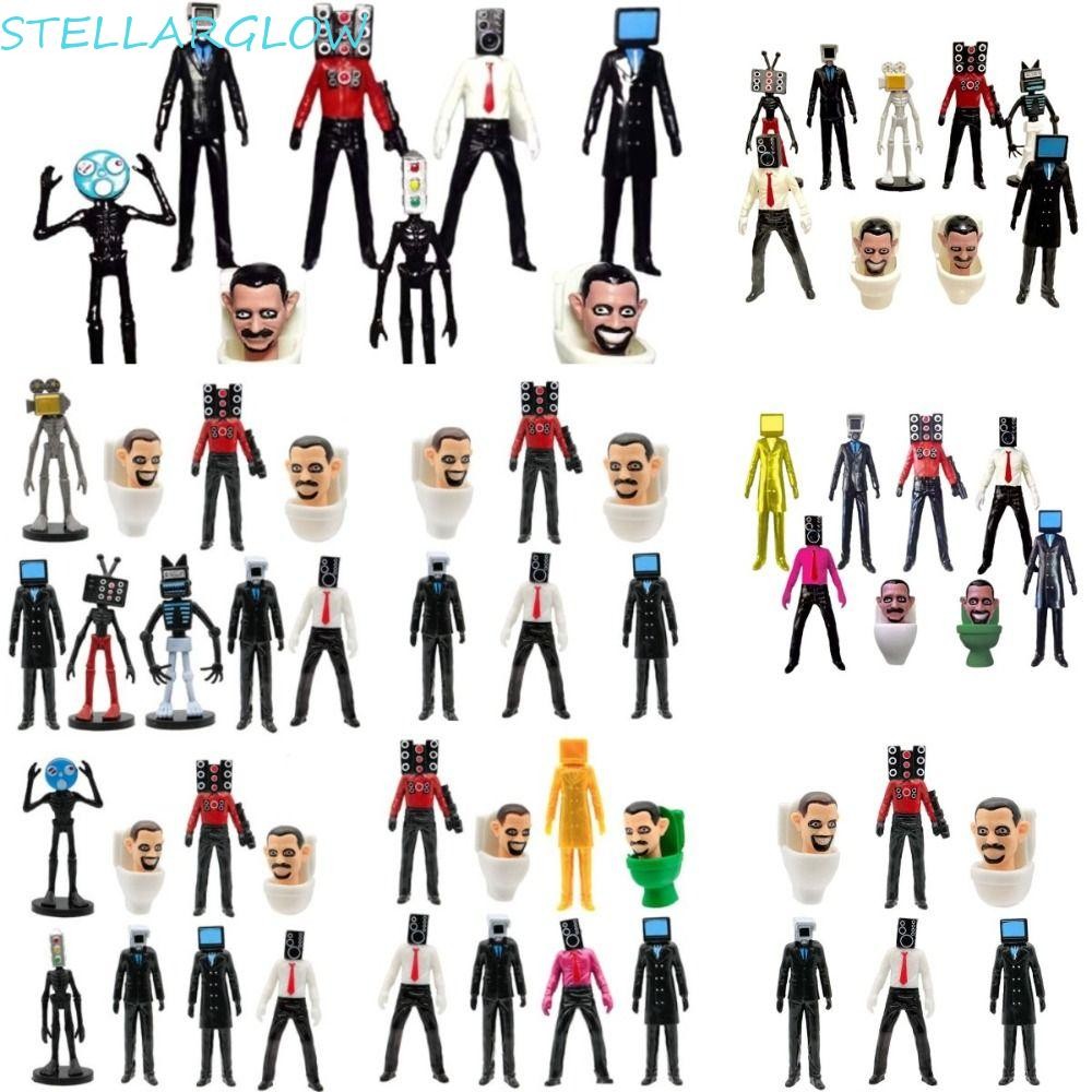 Stellarg Skibidi ห้องน้ํา Action Figure, Monitor Cameraman Skibidi ...