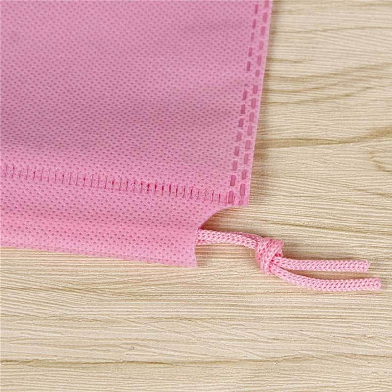 ถุงหูรูด กระเป๋าผ้าสปันบอนด์ ใช้ใส่รองเท้า กระเป๋า เสื้อผ้า ตุ๊กตา ถุงเก็บของขนาดใหญ่ กันฝุ่น มีทั้งใบใหญ่ใบเล็ก HM-17 - 4