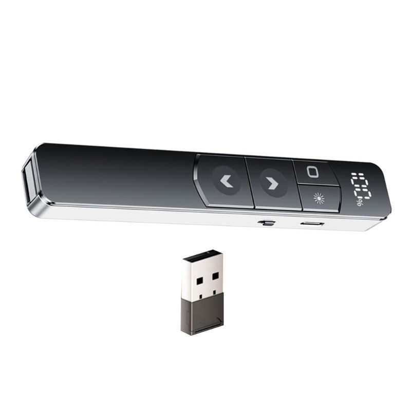 MIS แบบชาร์จไฟได้ 2 4Ghz Presenter Pointers USB Presentation รีโมท ...