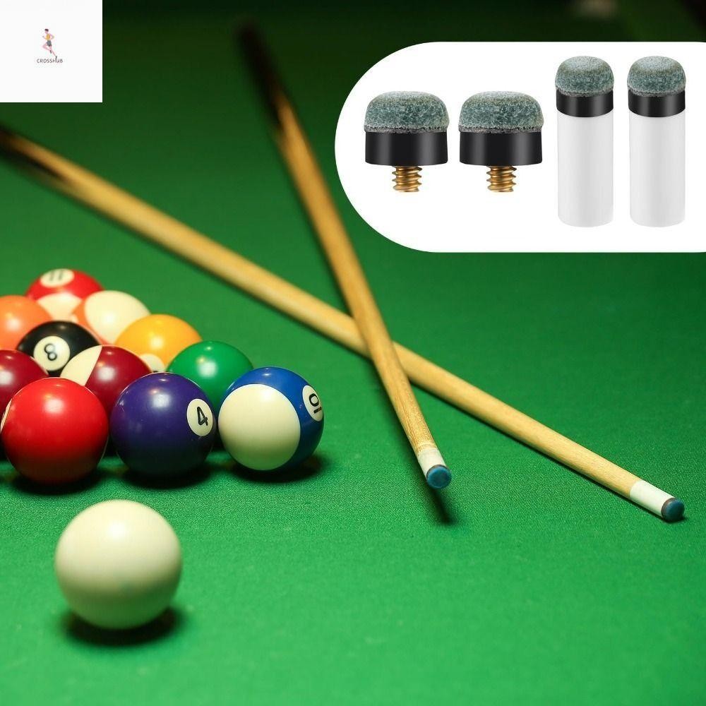 Cross 10 ชุดสระว่ายน้ํา Cue Stick เคล็ดลับ, สกรูทองเหลืองสีขาว Ferrules ...