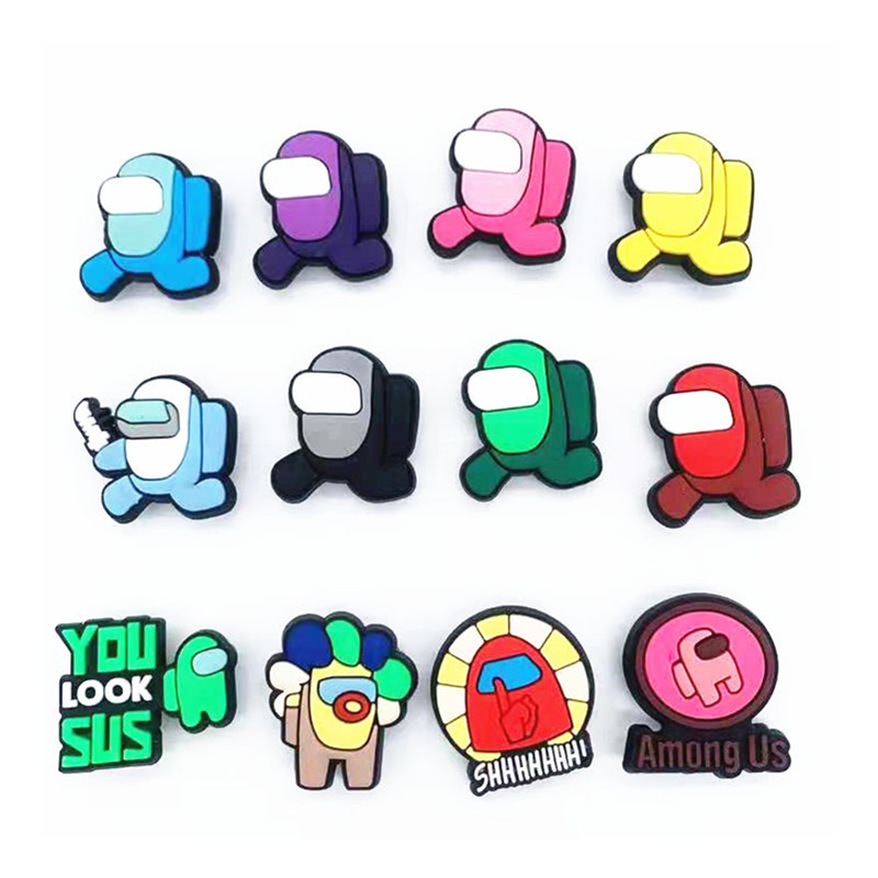 การ์ตูน Jibbits croccs Among Us Jibits Charm เกมตัวละคร Jibbits Crocks ...